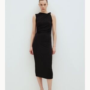 Gathered Midi Dress